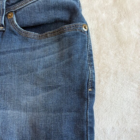 Levis Curvy 529 Womens Skinny Leg Jeans Size 10 Mid-Rise Stretch Blue Denim - Picture 9 of 12